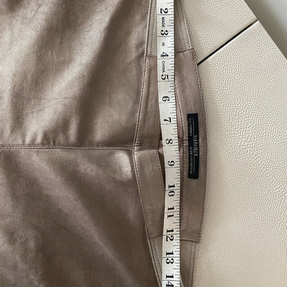 All Saints lam leather ASSER leggings - Picture 4 of 6